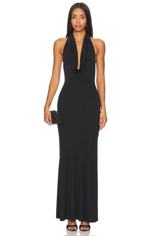 Dani Deep Cowl Maxi Dress