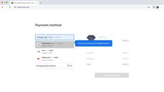 Google Pay VCN checkout on Chrome