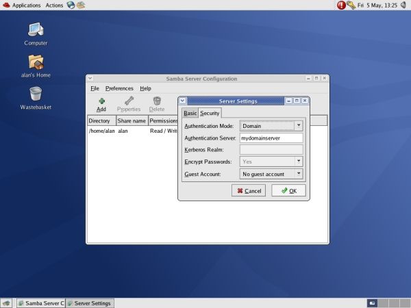 Step 6: Windows file sharing