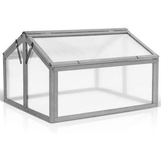 MCombo Double Box Wooden Greenhouse Cold Frame 