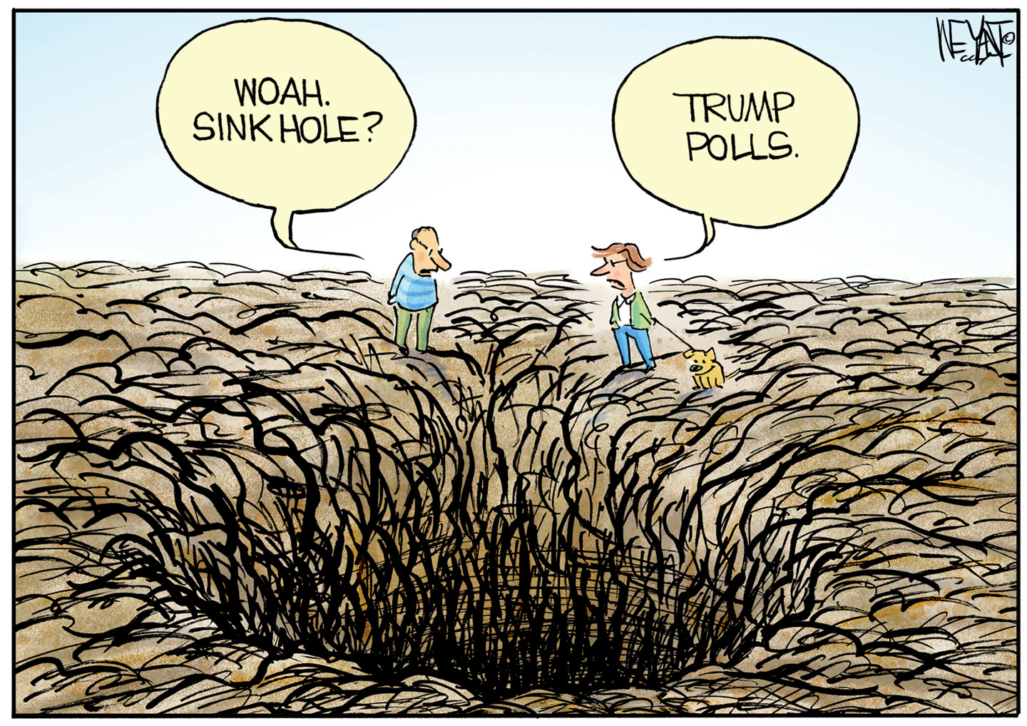Political cartoon