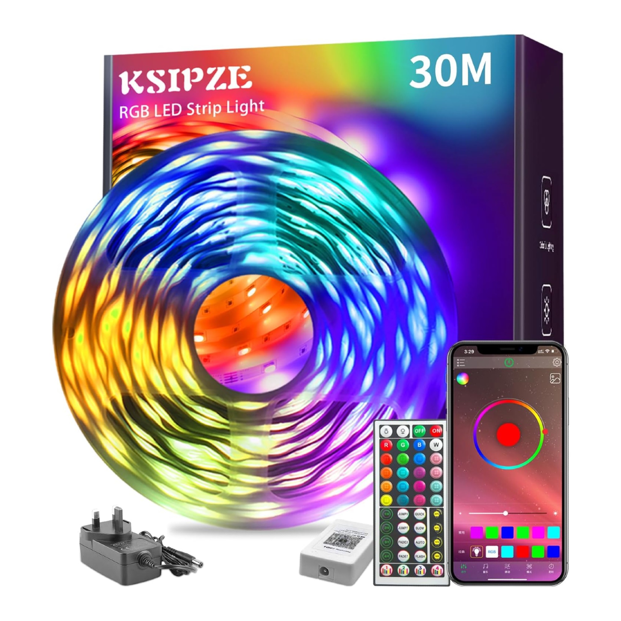 KSIPZE 30m Led Strip Lights