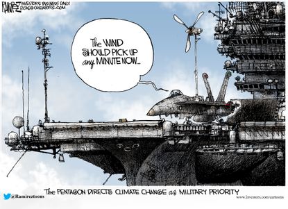 Editorial Cartoon U.S. Climate Change