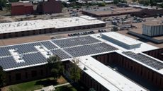 A microgrid on a building in Lakewood, Colorado.