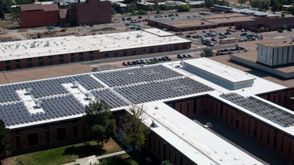 A microgrid on a building in Lakewood, Colorado.