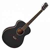 Student Acoustic Guitar by Gear4music, Black: £59 at Gear4Music