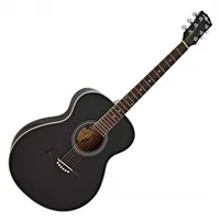 Student Acoustic Guitar by Gear4music, Black: £59 at Gear4Music