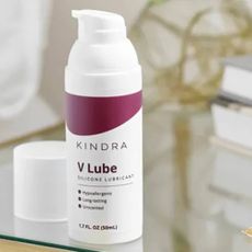 Photo of KINDRA V Lube on bedside table