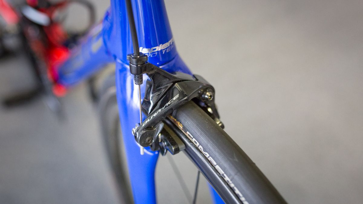 Shimano Dura-Ace R9100 brakes front and rear for the Italian
