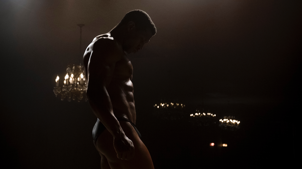 Jonathan Majors physique in Magazine Dreams, Sundance 2023