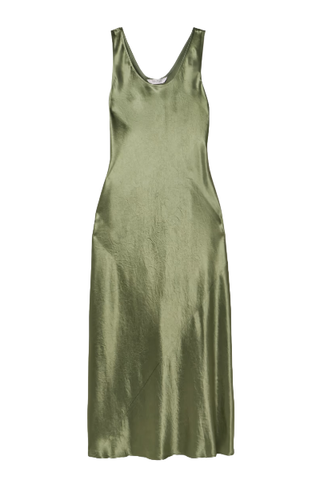 Max Mara Leisure Talete crinkle satin midi dress (was $350) 