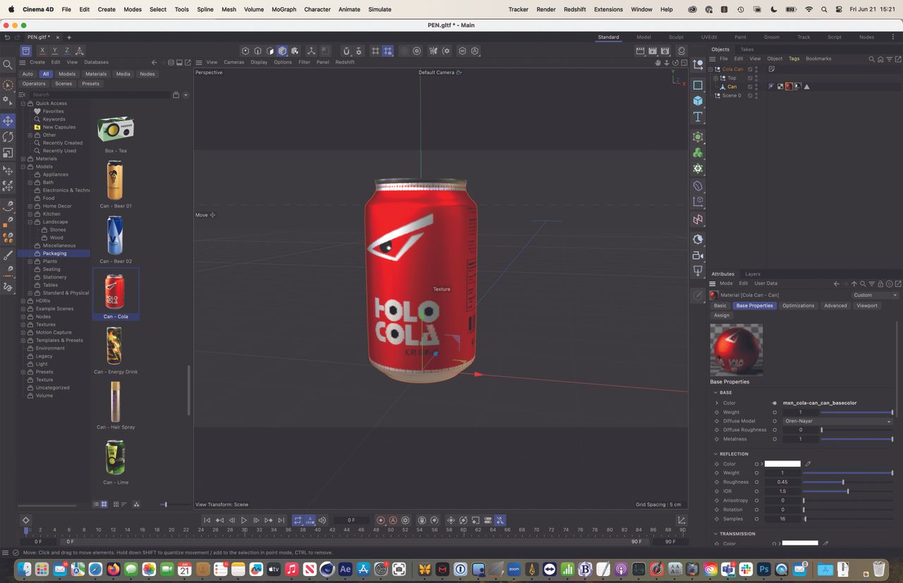 How to take a 3D asset from Cinema 4D to After Effects