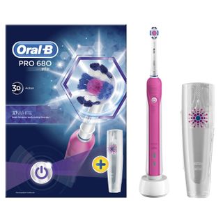 Oral- B Pro 680 Pink 3D electric toothbrush