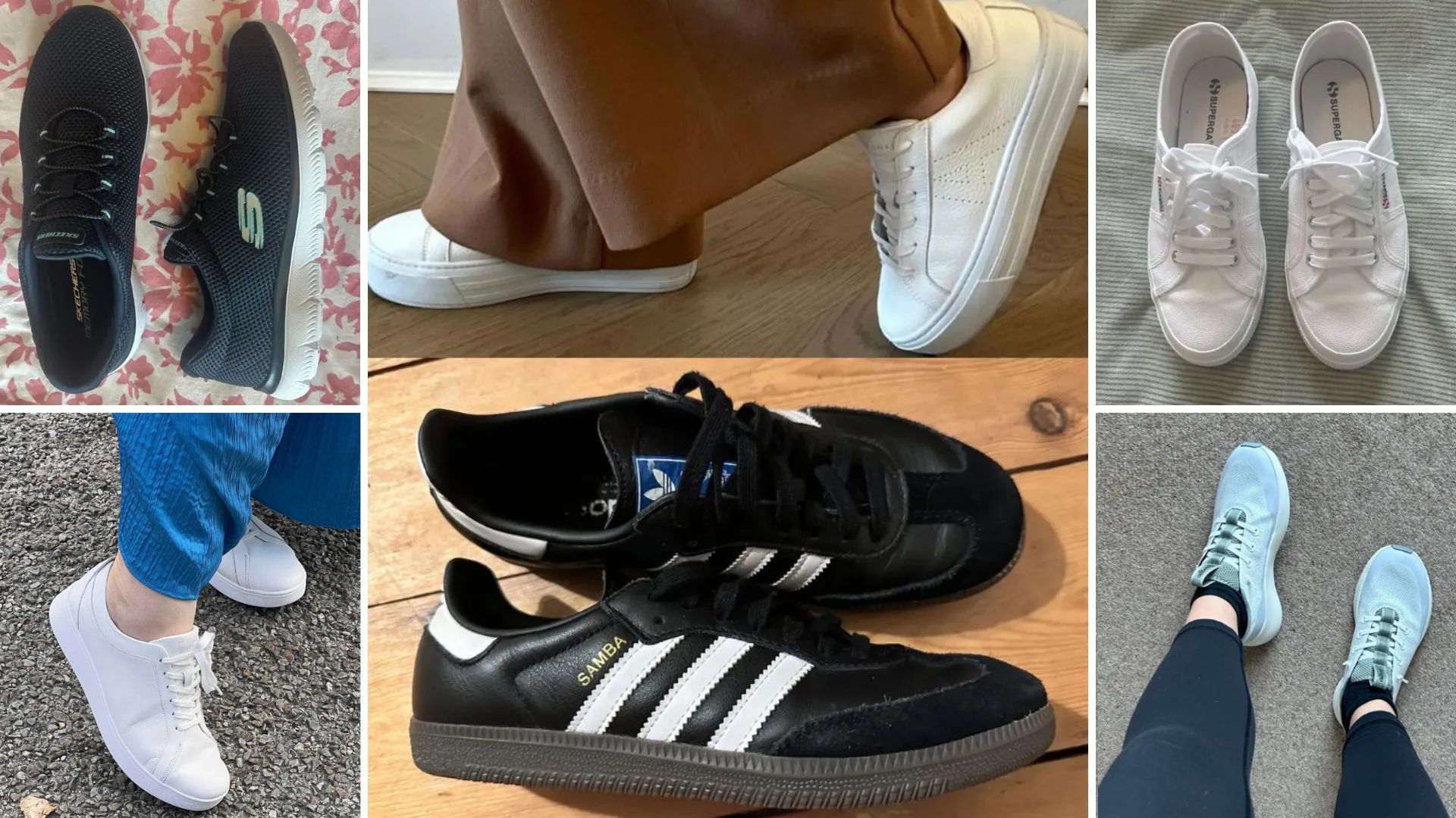 Rivkie Baum, Molly Smith, Kerrie Hughes and Caroline Parr&#039;s images of the most comfortable trainers