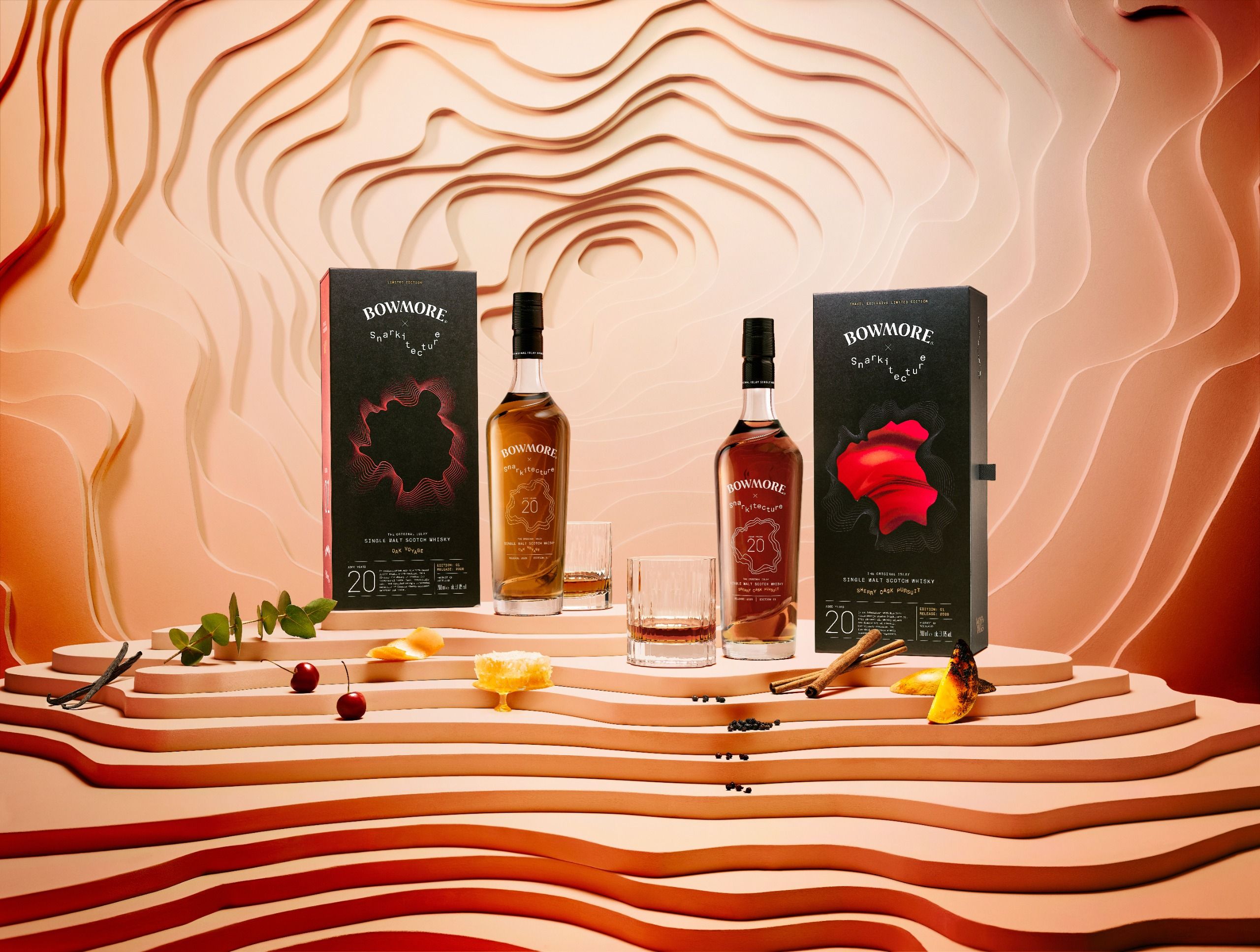 Bowmore и Snarkitecture выявляют неожиданные параллели между архитектурой и производством виски