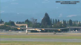 Solar Impulse plane takes off from California