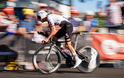 Tadej Pogacar of Slovenia and UAE Team Emirates - XRG competes during the 113th Tour de France 2026, Stage 1 a 19.6km team time trial stage from Barcelona to Barcelona / #UCIWT / on July 04, 2026 in Barcelona, Spain.