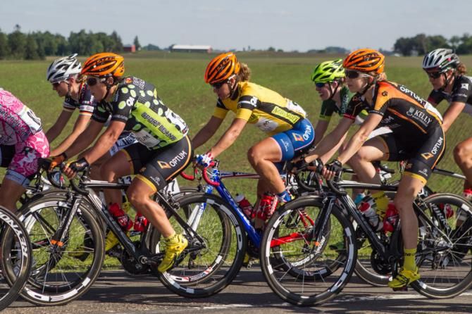 The Optum women worked hard today to hold onto the jerseys.