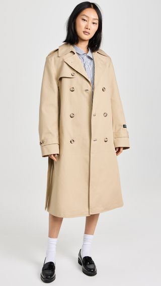 Classic Khaki Trench Coat