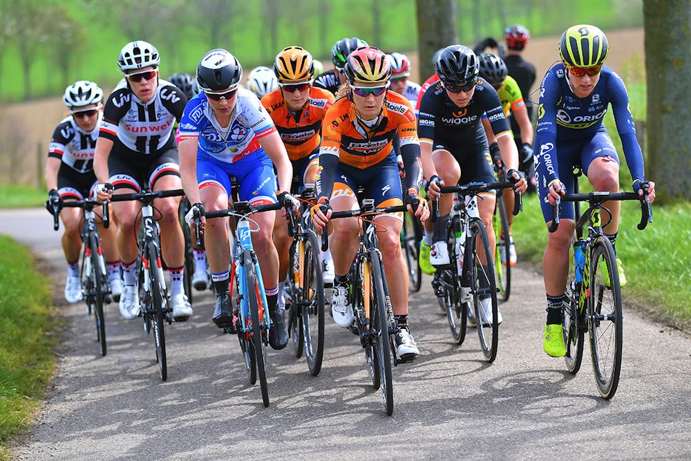 Roxane Knetemann, Lizzie Deignan, Amy Pieters, Elisa Longo Borghini and Annemiek van Vleuten