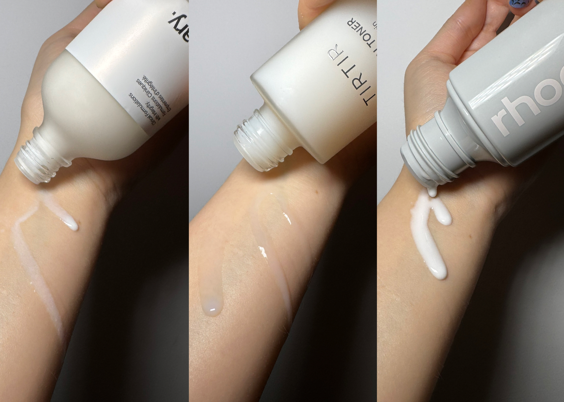 Denise Primbet testing the best milky toners