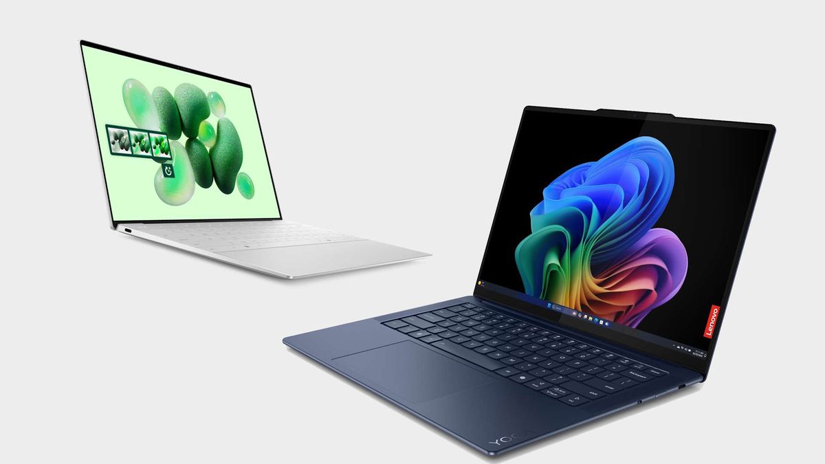 Dell XPS 13 and Lenovo Yoga Slim Snapdragon AI PC laptops