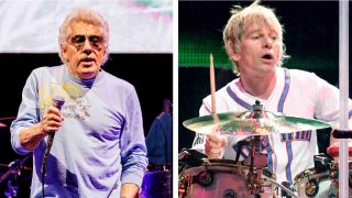 The Who’s Roger Daltrey and Zak Starkey performing onstage