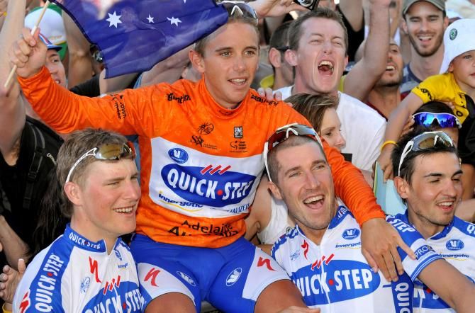 Allan Davis celebrates his overall victory in 2009