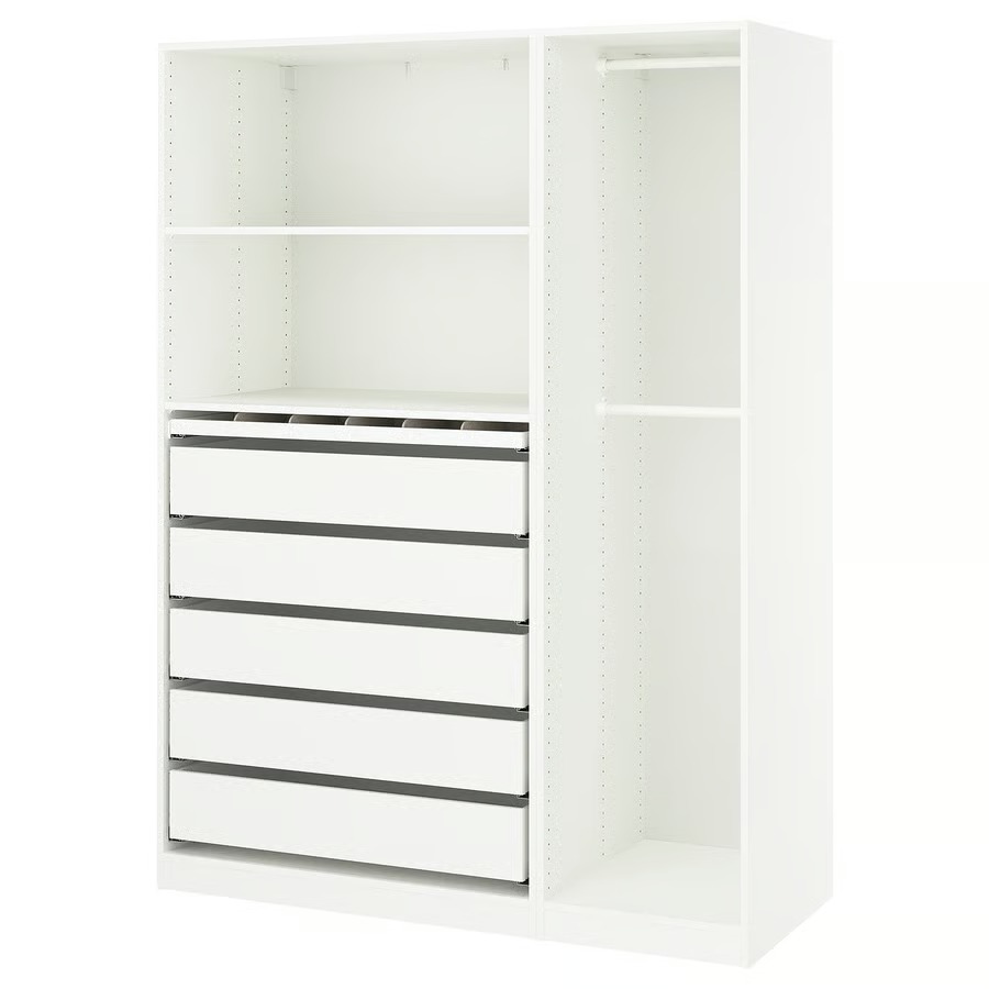 IKEA, PAX Wardrobe Combination - White 59x22 7/8x79 1/4 "