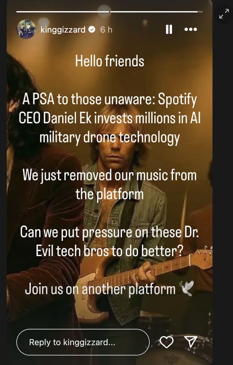 Spotify statement