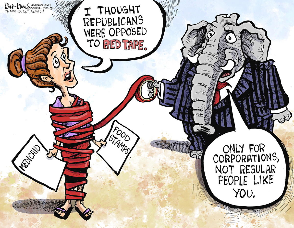 Political cartoon