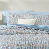 2. Bloomhaven Marigold Blue Floral Bed Set (queen) 2. Bloomhaven Marigold Blue Floral Bed Set (queen)