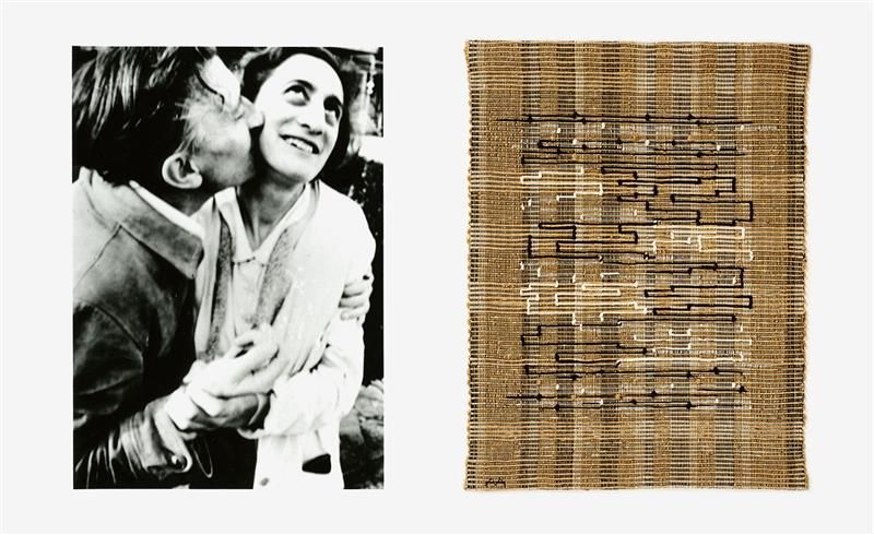 Anni and Josef Albers, black white gold