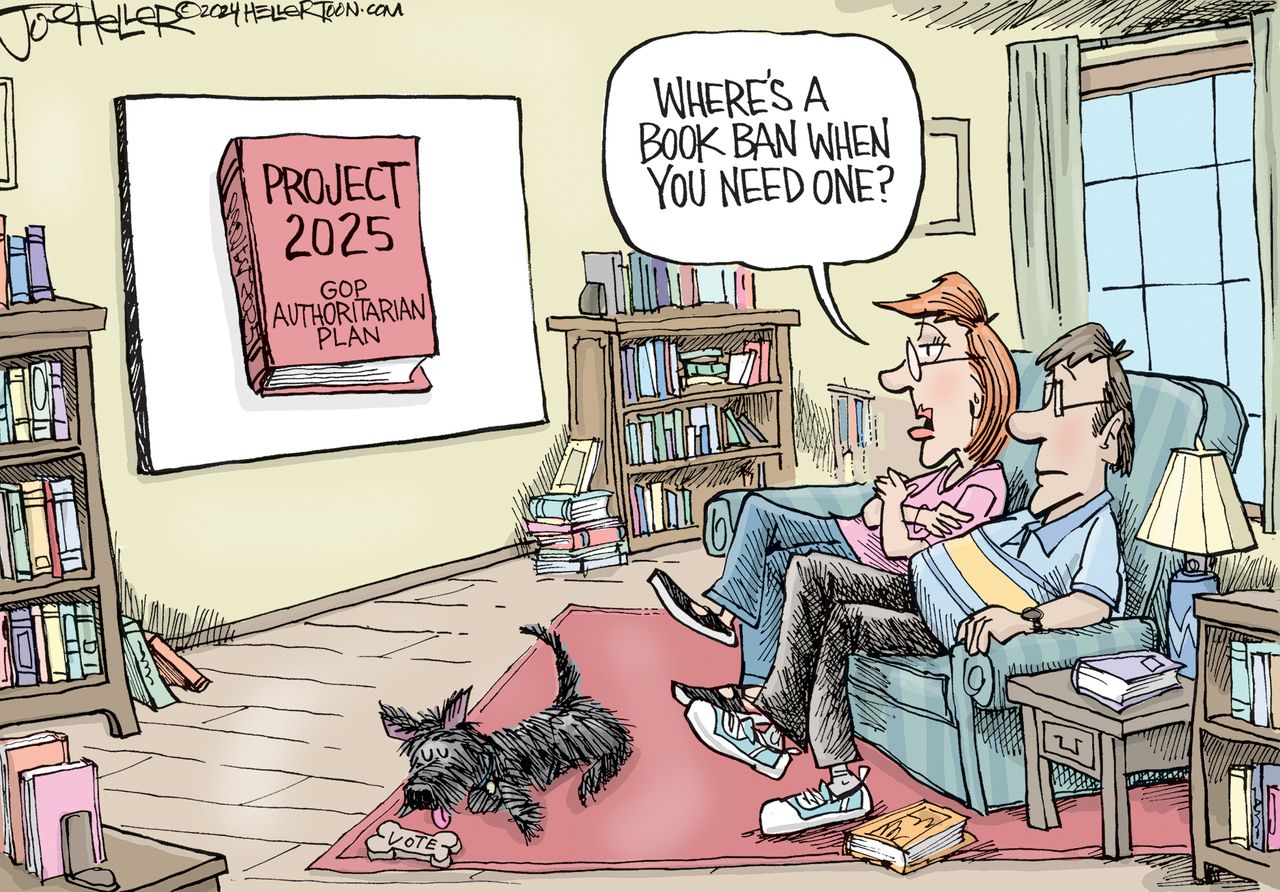 5 alarmingly funny cartoons about Project 2025 | The Week