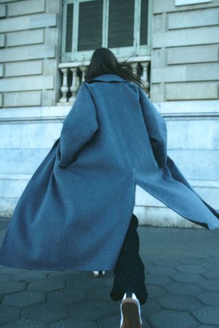 Wool-Blend Coat