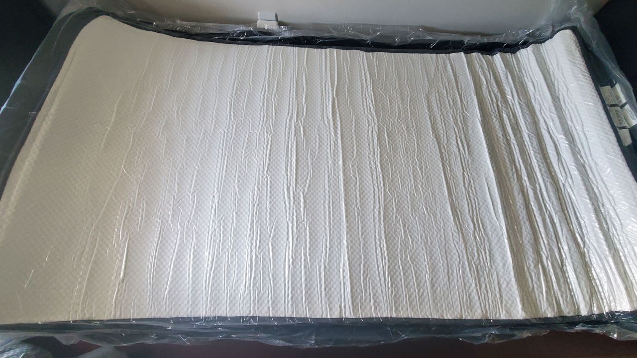 Nectar mattress in plastic wrapping