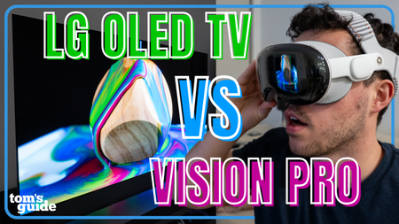LG OLED TV vs. Vision Pro