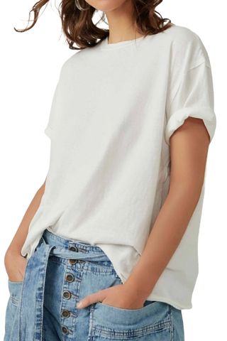 Nina Crewneck Cotton T-Shirt