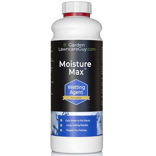 Wetting Agent for Lawns - Moisturemax&amp;trade; Liquid Helps Hydrate Your Lawn, Reduce Brown Patches and Improve Water Penetration - Garden Lawncare Guy (500m&amp;sup2;)
