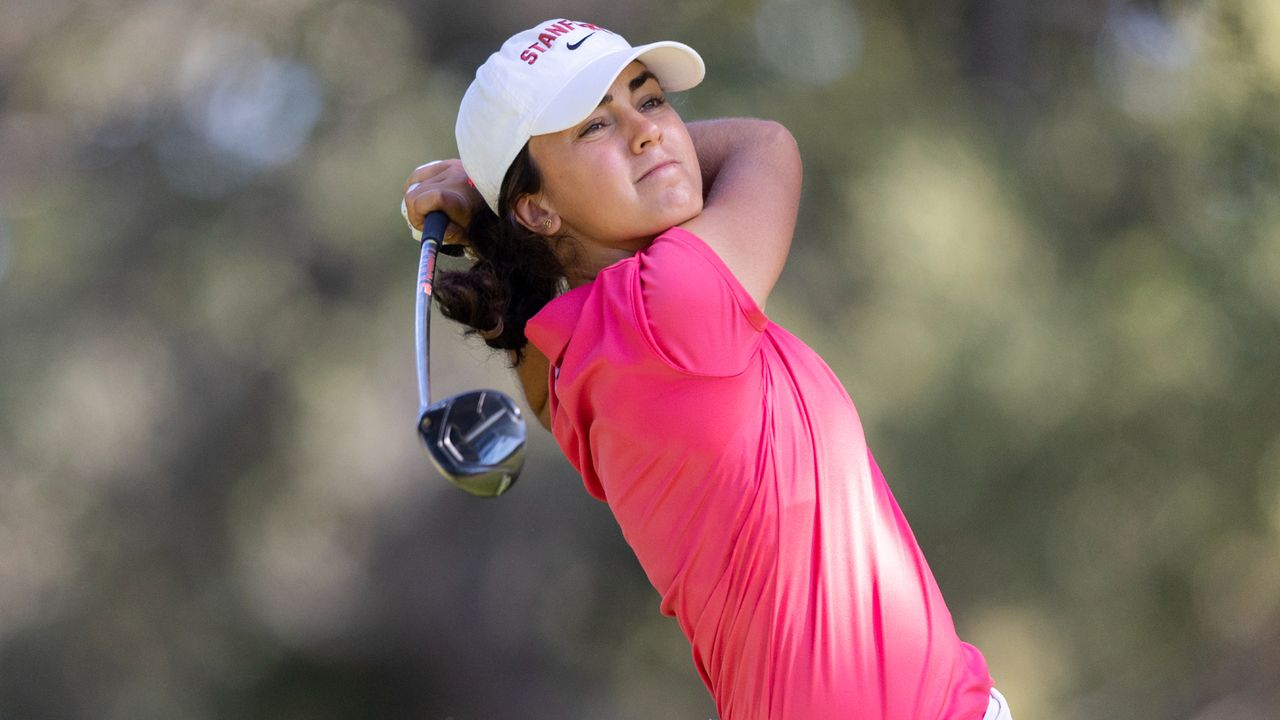 Andrea Revuelta takes a shot for Stanford