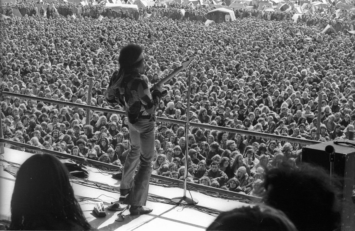 Onstage at Fehmarn, September 1970