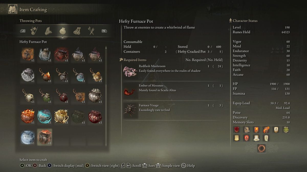 Elden Ring Furnace Golem - Hefty Furnace Pot