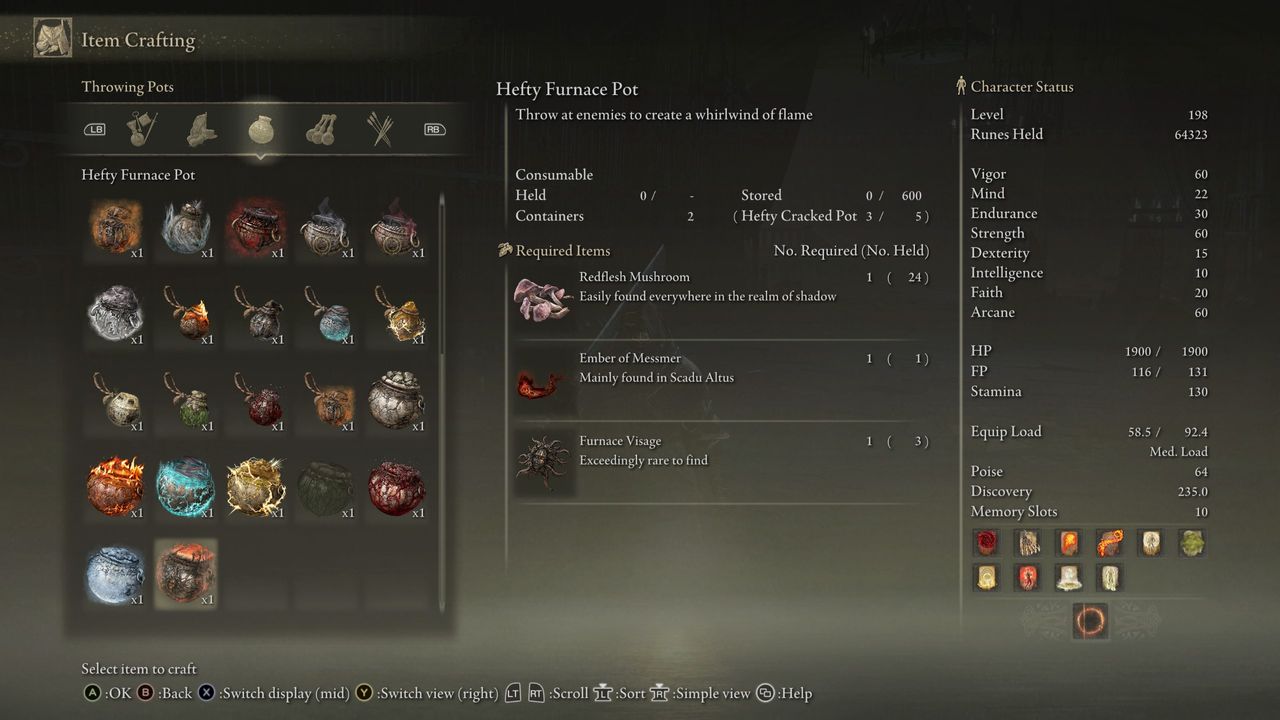 Elden Ring Furnace Golem - Hefty Furnace Pot