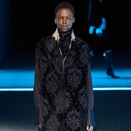 a model walks the Dior fall/winter 2025 runway during Paris Fashion Week