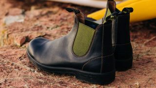 Finisterre x Blundstone boots