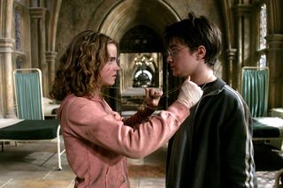 The time turner device appears in "Harry Potter: The Prisoner of Azkaban."