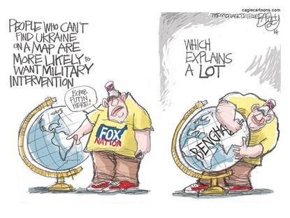 Political cartoon Fox war Benghazi