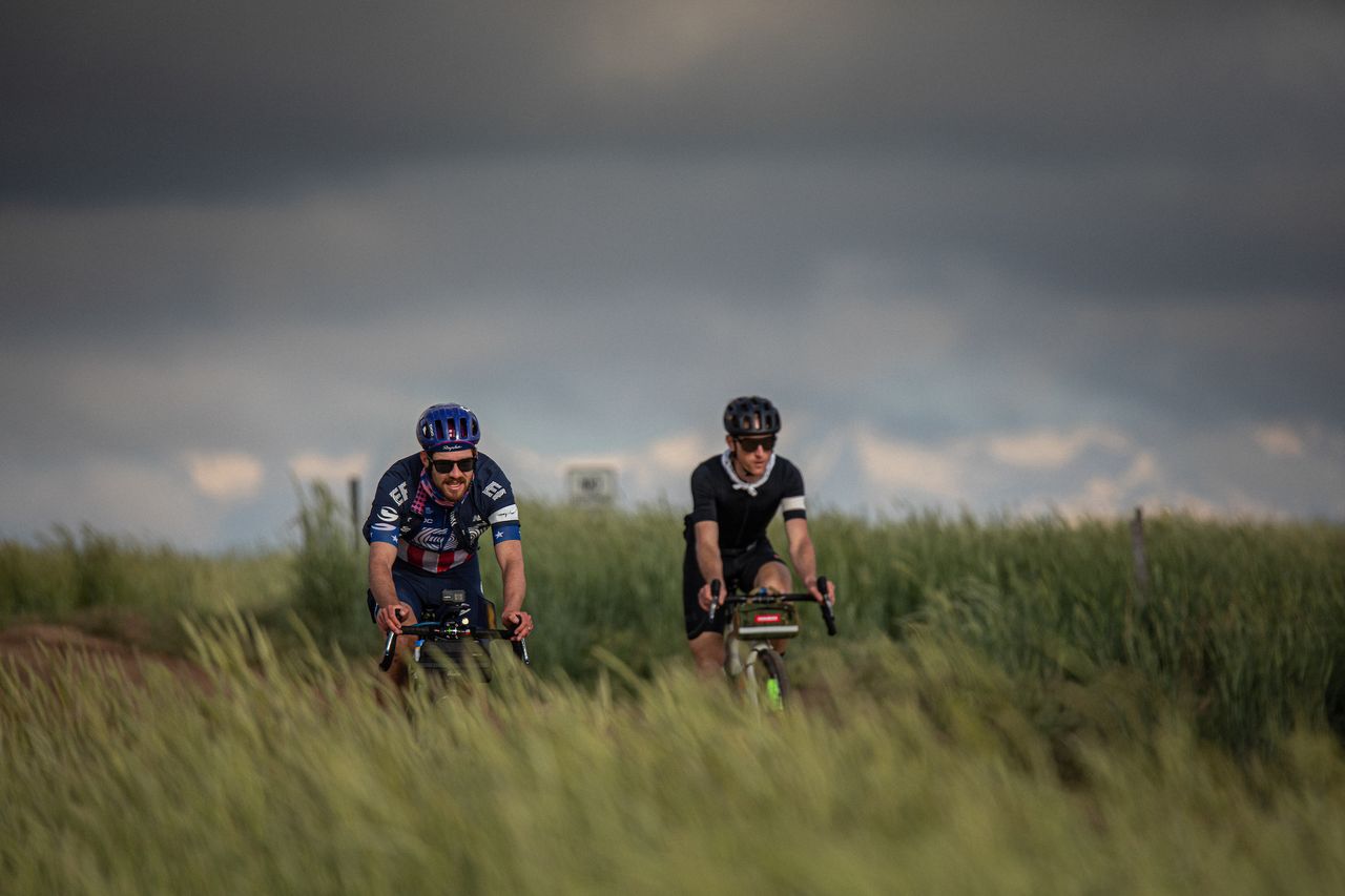 EF Pro Cycling&rsquo; Alex Howes and friend Spencer Powlison tackle the 355km route from Colorado to Kansas