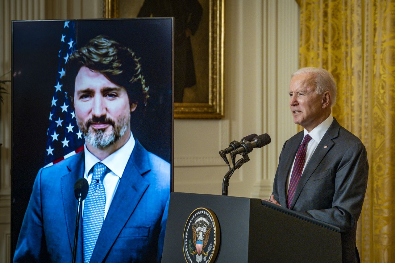 Joe Biden and Justin Trudeau