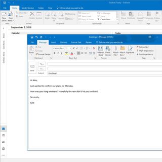 Outlook email app